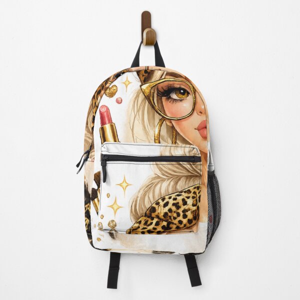 Item preview, Glam Fashion Girl Leopard Print Clipart Design designed and sold by ⭐ AURA STUDIO.