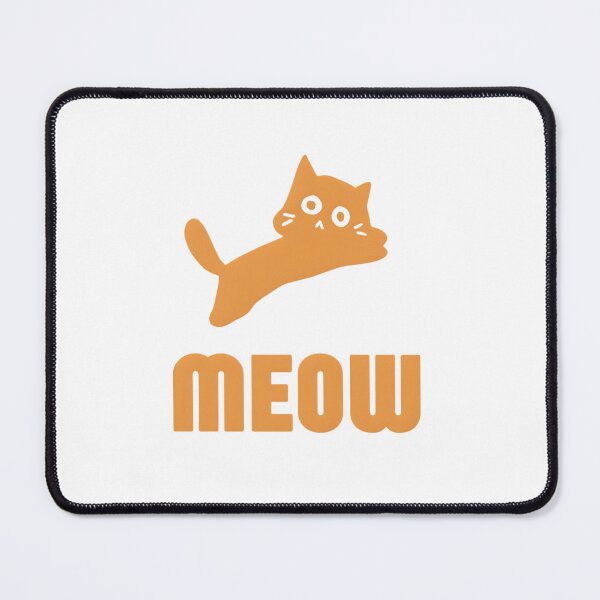 Item preview, Cute Kawaii Orange Cat Jumping Meow designed and sold by ThunderRed.