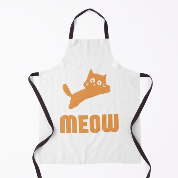 Item preview, Cute Kawaii Orange Cat Jumping Meow designed and sold by ThunderRed.