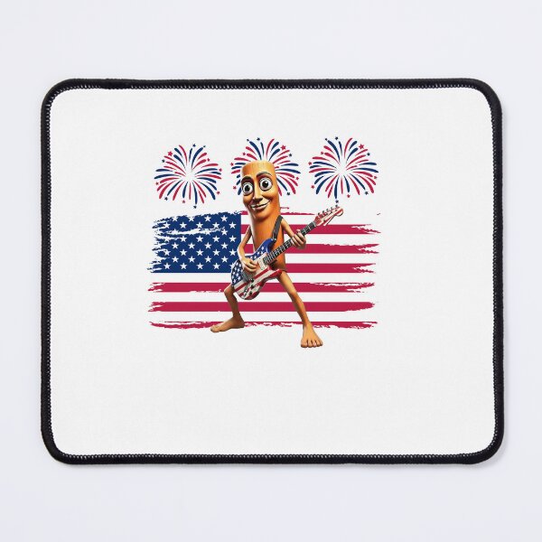 Item preview, Brainrot 4th July US Flag America Electric Guitar designed and sold by tuyetnhung98.