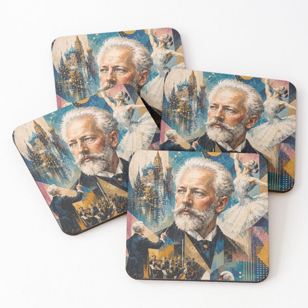 Item preview, Tchaikovsky, Russian composer painting. designed and sold by GalleryKauffeld.