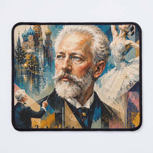 Item preview, Tchaikovsky, Russian composer painting. designed and sold by GalleryKauffeld.