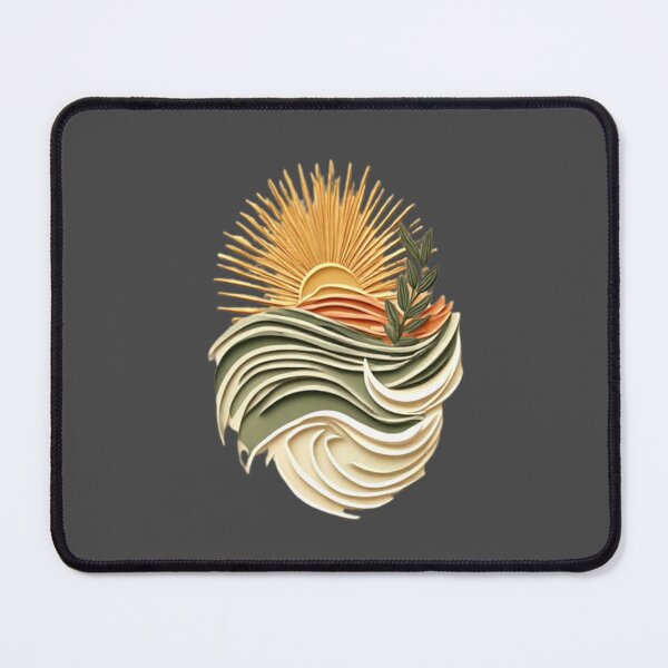 Item preview,  Elysium Echoes | Wave, Sun & Olive Branch 02 designed and sold by Shift-Bloom.