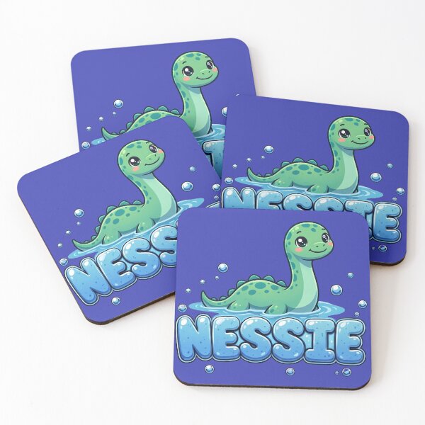 Item preview, Loch Ness Monster Nessie Kawaii designed and sold by redsharkuk.