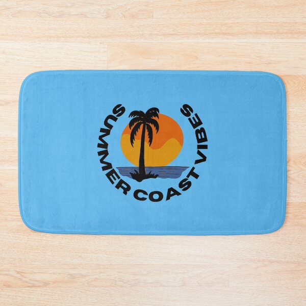 Item preview, Summer Coast Vibes Retro Sunset Palm Tree Circular Logo designed and sold by Frafri92.