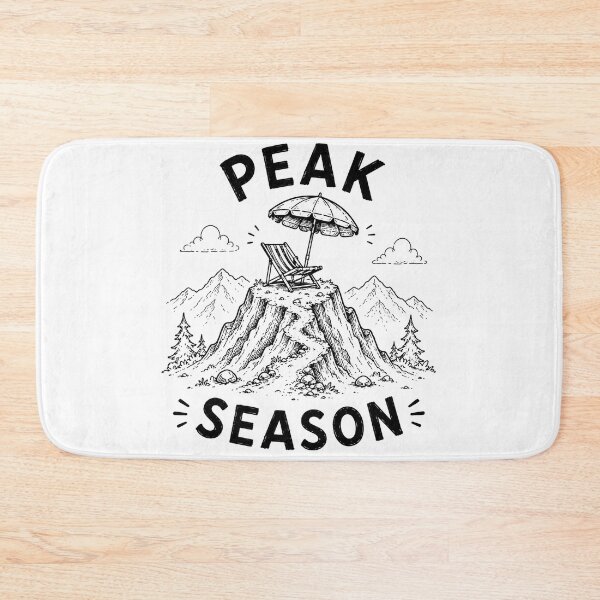 Item preview, Peak Season Funny Mountain Hiking Adventure Design designed and sold by MonkiFlipp.