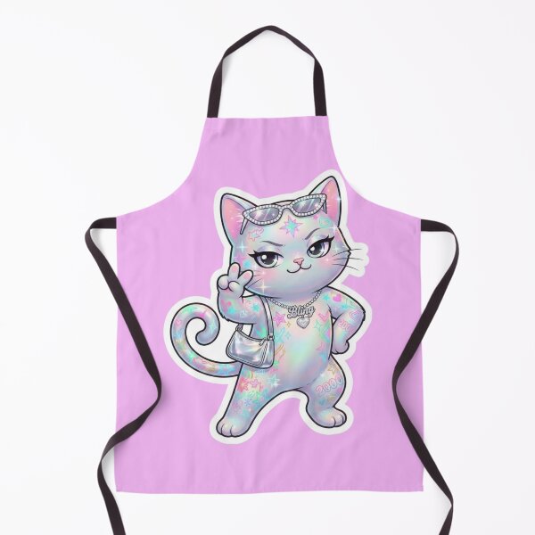 Item preview, Cool Y2K Aesthetic Cat Vibe Streetwear Style designed and sold by Iampoji.