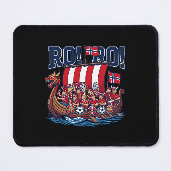Item preview, Ro Ro Norway Viking Ship Soccer Fan designed and sold by ZboncakReba.