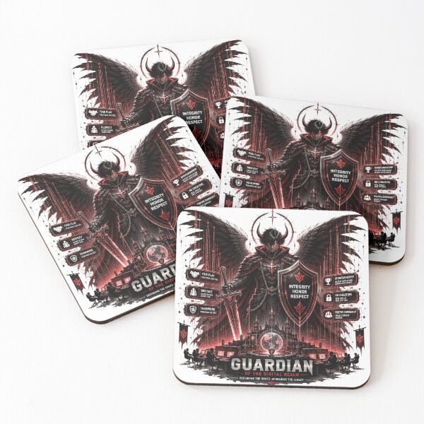 Item preview, Guardian of the Digital Realm – Devil Angel Protector designed and sold by Artisan Finds Online.