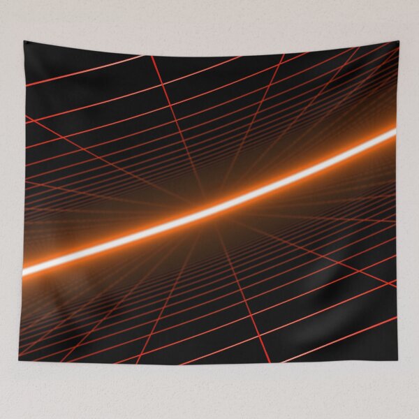 Item preview, Orange Horizontal Parallel Planes designed and sold by Electric Shock!! Design.