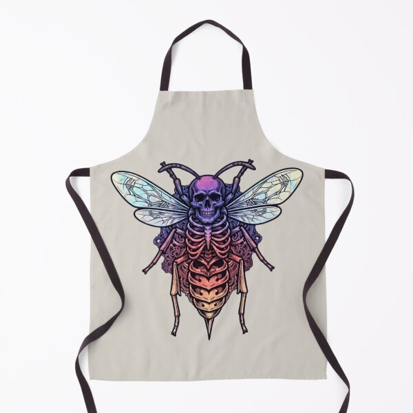 Item preview, Skull Wasp Collage – Symmetrical Insect Anatomy Tee designed and sold by Artify24.