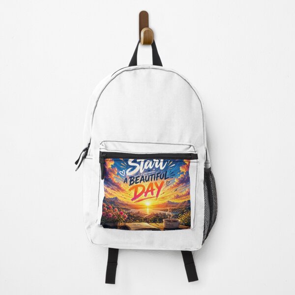 Item preview, Start A Beautiful Day Sunrise Morning Coffee Art designed and sold by HOPPRINTS.