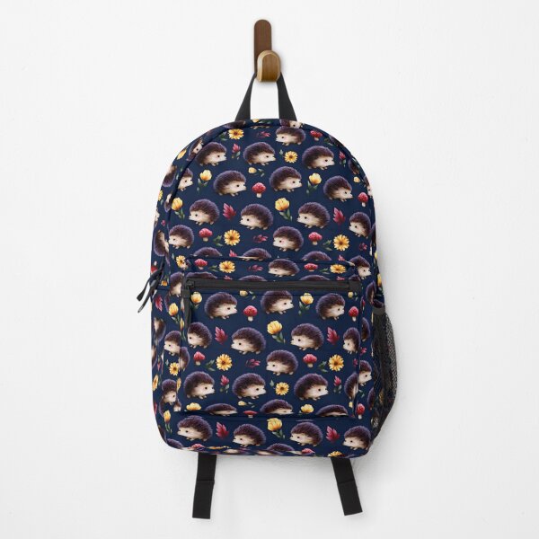 Item preview, Woodland Hedgehog And Yellow Flower Pattern designed and sold by igraphixart.