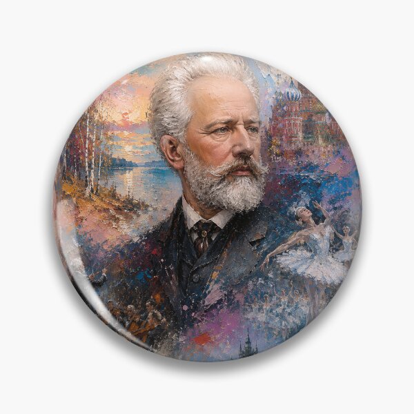 Item preview, Pyotr Tchaikovsky, Russian composer painting. designed and sold by GalleryKauffeld.