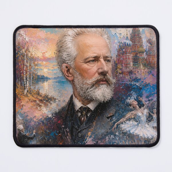 Item preview, Pyotr Tchaikovsky, Russian composer painting. designed and sold by GalleryKauffeld.