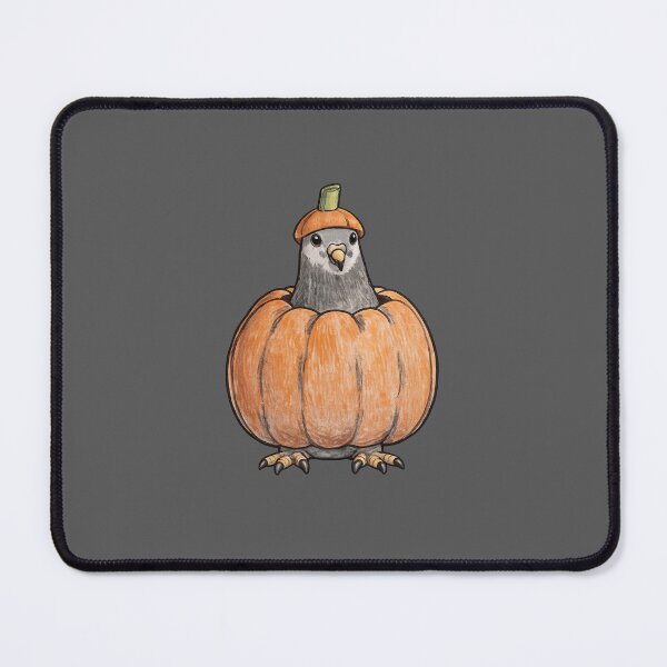 Item preview, Pigeon in a Pumpkin Costume | Cute Halloween Bird Illustration designed and sold by pigeonlovrs.