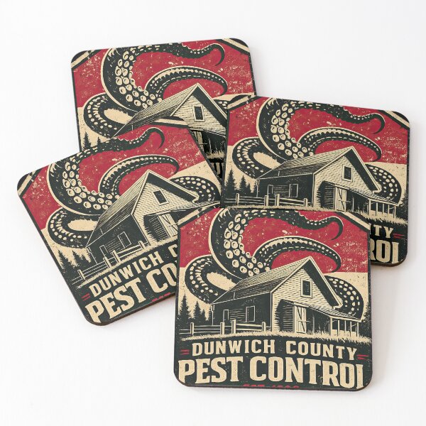 Item preview, Dunwich County Pest Control – Vintage Lovecraft Horror Design designed and sold by obstinator.