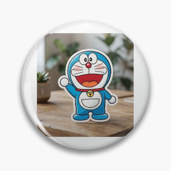 Item preview, Doraemon Anime Sticker - Cute Blue Robotic Cat designed and sold by CuteCloud Stickers.