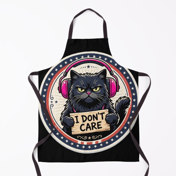 Item preview, Sarcastic Fireworks Support Club Funny Cat I Don't Care designed and sold by Oommen Studio .