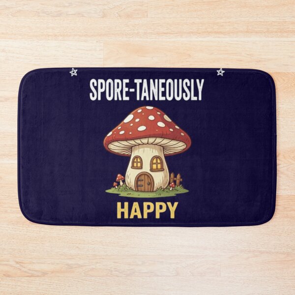 Item preview, Spore-Taneously Happy Funny Cottagecore Mushroom House Fungi Lover T-Shir designed and sold by HopeAndHustle.