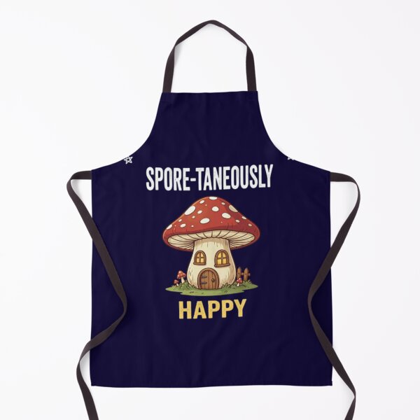 Item preview, Spore-Taneously Happy Funny Cottagecore Mushroom House Fungi Lover T-Shir designed and sold by HopeAndHustle.