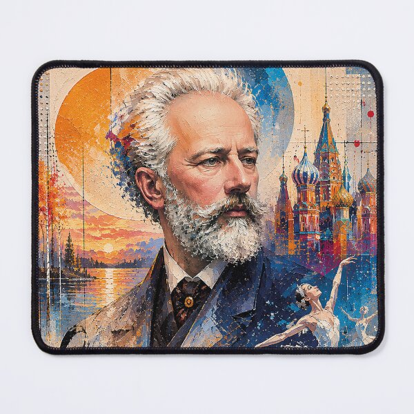 Item preview, Tchaikovsky, Russian composer painting. designed and sold by GalleryKauffeld.