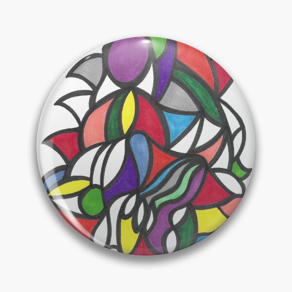 Item preview, Modern multi-coloured abstract print 3 designed and sold by SweetMorrArt.