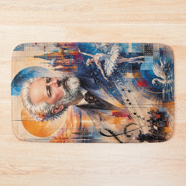 Item preview, Tchaikovsky, Russian composer painting. designed and sold by GalleryKauffeld.
