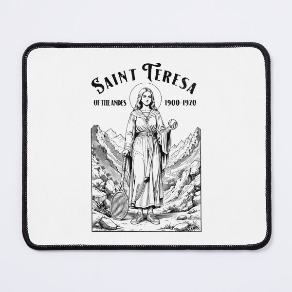Item preview, Tennis Player Funny Vintage Patron Saint Teresa Sport designed and sold by GrandeDuc.