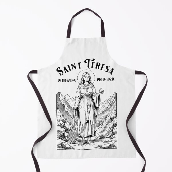 Item preview, Tennis Player Funny Vintage Patron Saint Teresa Sport designed and sold by GrandeDuc.