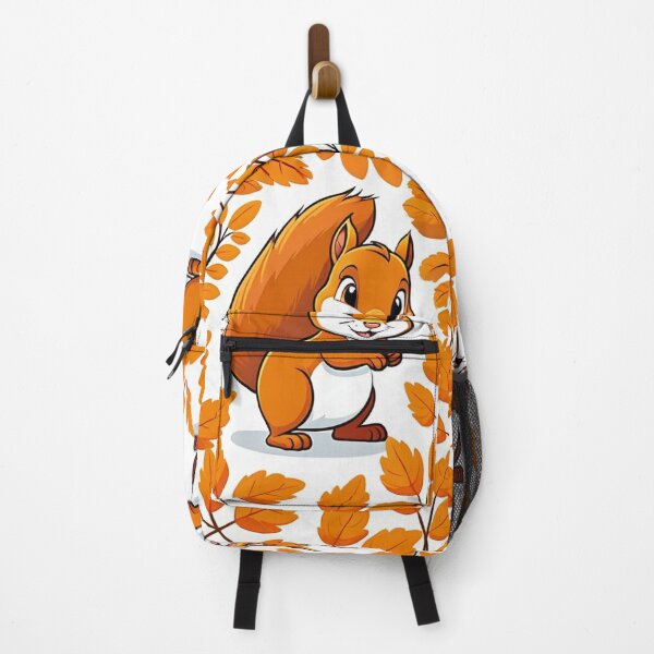 Item preview, Illustration - Red Squirrel with Acorn, Warm Autumn Atmosphere designed and sold by AnimeShin.