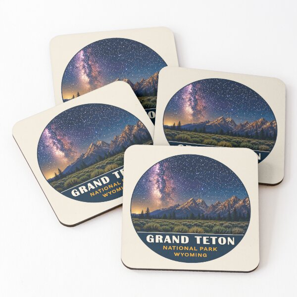 Item preview, Grand Teton National Park Retro Sticker designed and sold by Gideon Emmerich.