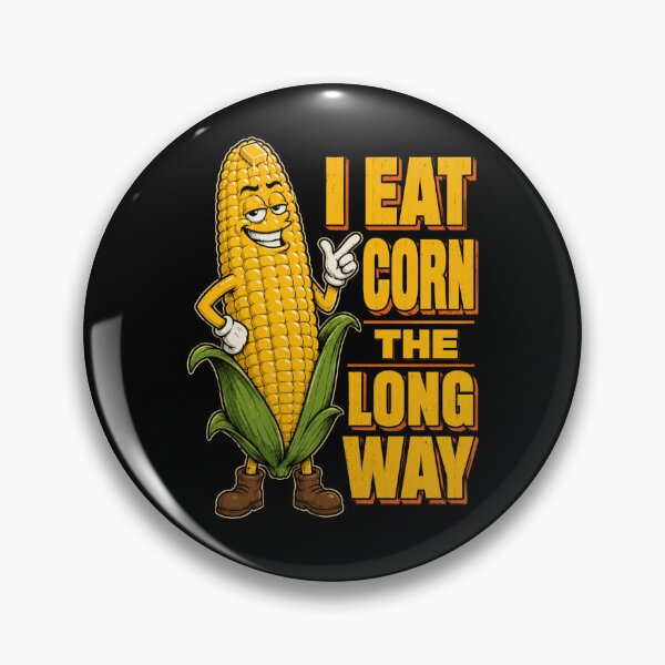 Item preview, I Eat Corn The Long Way Funny Corn Mascot designed and sold by MakmurMpxgo.