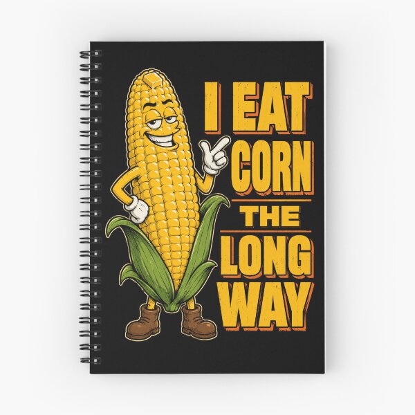Item preview, I Eat Corn The Long Way Funny Corn Mascot designed and sold by MakmurMpxgo.