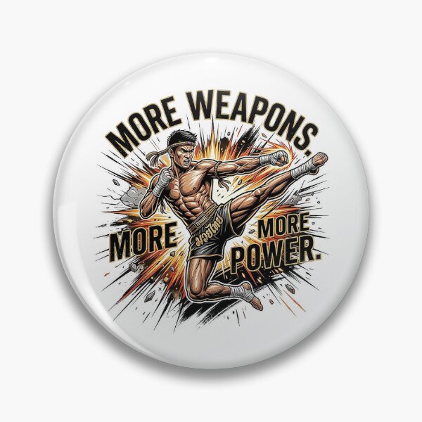 Item preview, More Weapons. More Power. Muay Thai Art of Eight Limbs T-Shirt designed and sold by Ponsak.