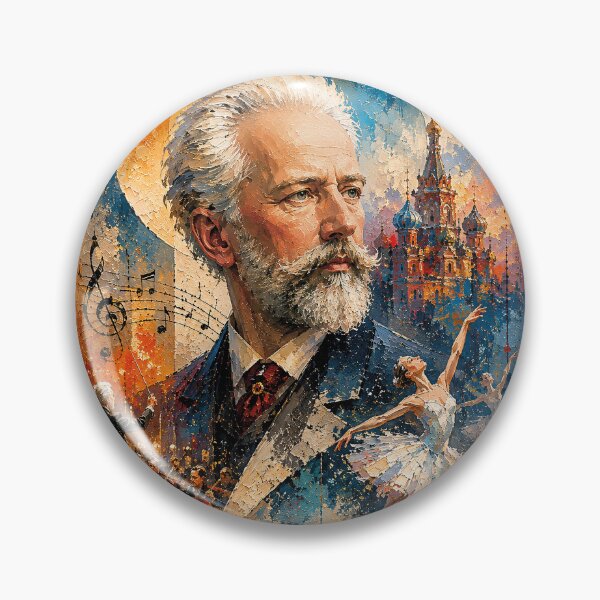 Item preview, Tchaikovsky, Russian composer painting. designed and sold by GalleryKauffeld.
