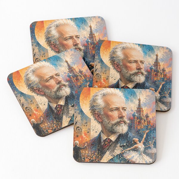 Item preview, Tchaikovsky, Russian composer painting. designed and sold by GalleryKauffeld.