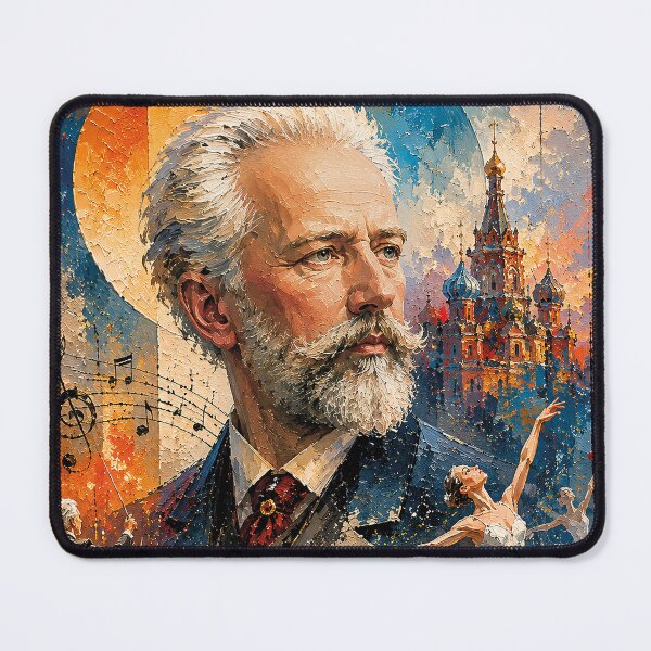 Item preview, Tchaikovsky, Russian composer painting. designed and sold by GalleryKauffeld.