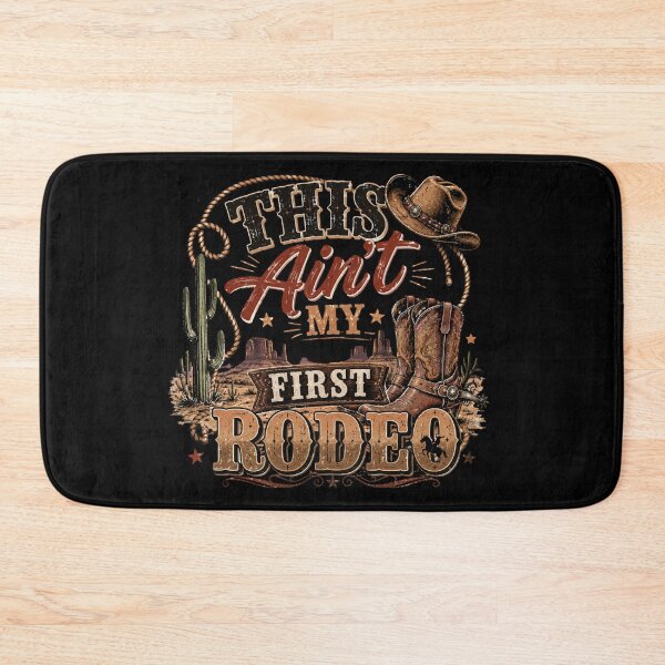 Item preview, This Ain’t My First Rodeo Vintage Cowboy Design – Western Retro Rodeo T-Shirt & Sticker designed and sold by Artimax-Studio.