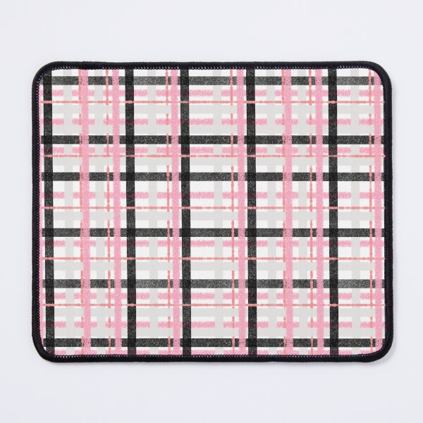 Item preview, Textured Pink Black and Gray Plaid  designed and sold by JaygiesDesign.