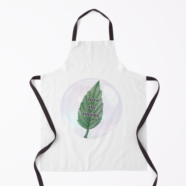 Item preview, Trust the Timing Botanical Leaf Sticker – Inspirational Quote, Minimalist Nature Aesthetic, Positive Mindset Vinyl Decal designed and sold by Pandey14.