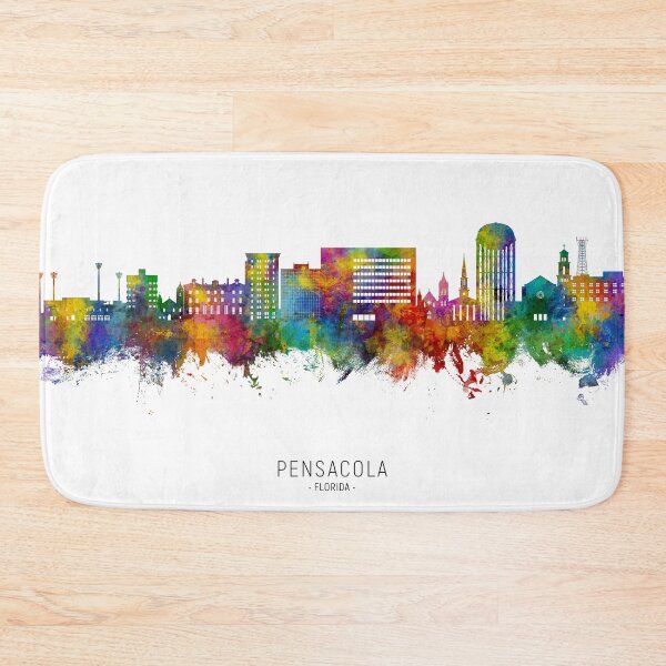 Item preview, Pensacola Florida Skyline designed and sold by ArtPrints.