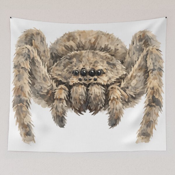 Item preview, Huntsman Spider Watercolour Illustration designed and sold by Jaruart.