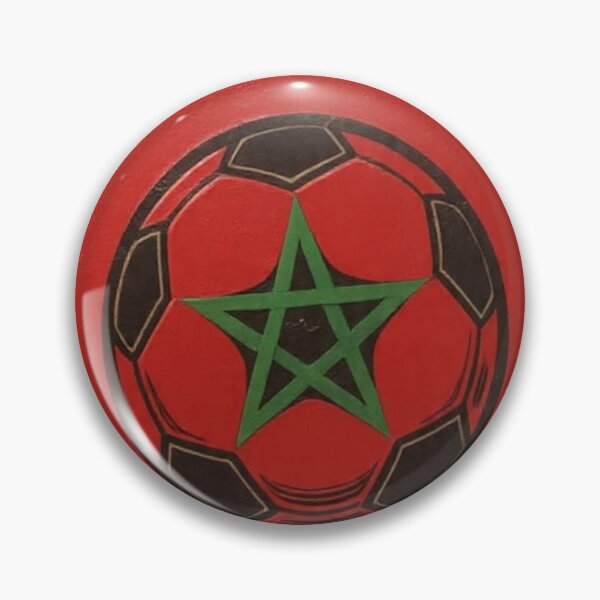 Item preview, Dima Maghrib 2026 Wood Sign Morocco Football Soccer 3D Badge Wall Art Sticker designed and sold by BodaZZ.