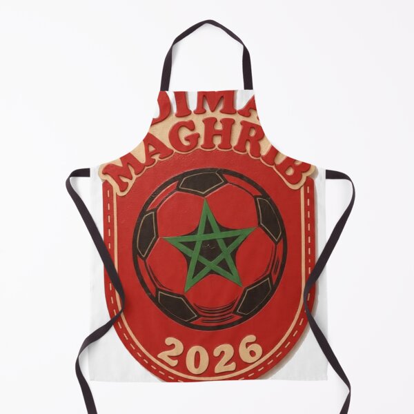 Item preview, Dima Maghrib 2026 Wood Sign Morocco Football Soccer 3D Badge Wall Art Sticker designed and sold by BodaZZ.