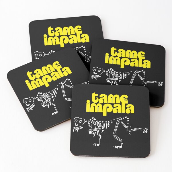 Item preview, Animal White Silhouette Band With Yellow Typography designed and sold by GloomRooms.