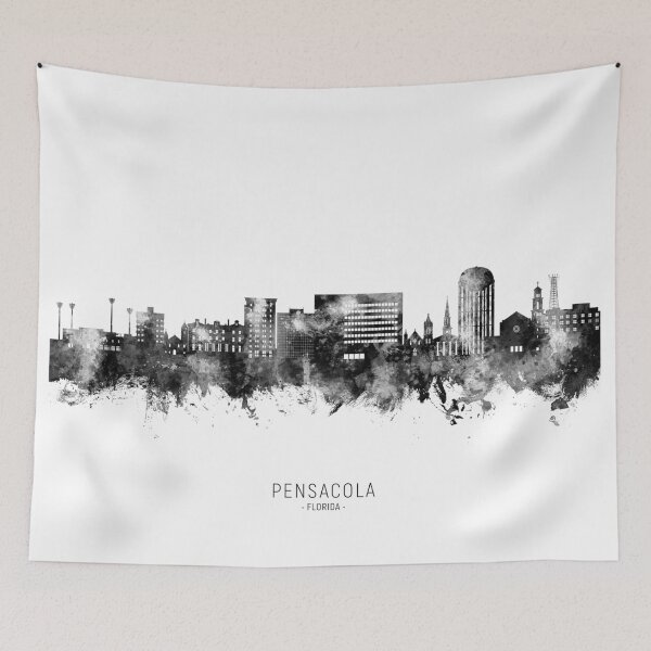 Item preview, Pensacola Florida Skyline designed and sold by ArtPrints.