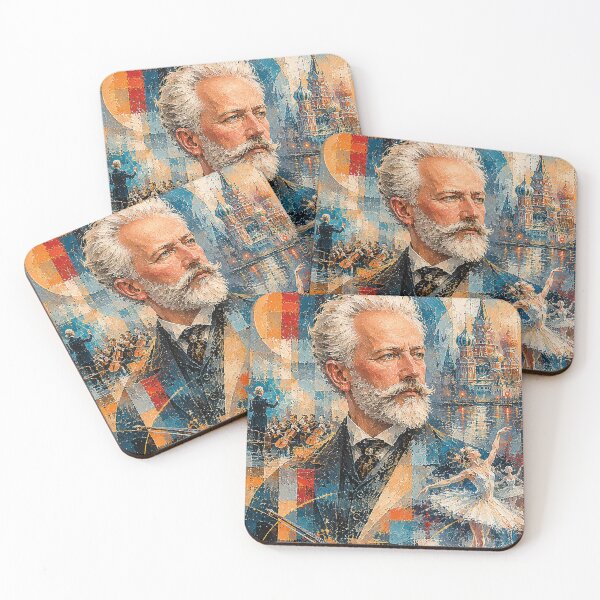 Item preview, Russian composer Pyotr Tchaikovsky painting. designed and sold by GalleryKauffeld.