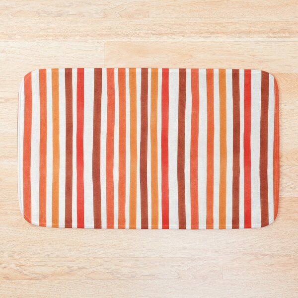 Item preview, Retro Warm Watercolor Stripes designed and sold by wissal.studio.