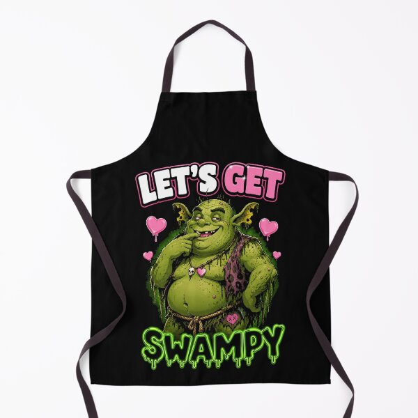 Item preview, Let’s Get Swampy Funny Original Swamp Ogre Meme designed and sold by MakmurMpxgo.